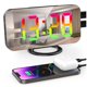 thumbnail image 3 of Reloj despertador digital de 6 pulgadas 5 niveles de brillo Modo de atenuación automática para oficina en casa, 3 of 8
