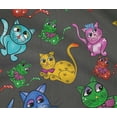 thumbnail image 4 of oneOone Cotton Flex Gray Fabric Kitten Cats Sewing Craft Projects Fabric Prints By Yard 40 Inch Wide-75Q, 4 of 4
