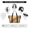 thumbnail image 3 of Sigee Vintage Baseball for Hand Travel Bag,Sports Tote Gym Bag for Men and Women, 3 of 7