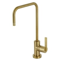 Kingston Brass KS6197CTL Continental Single-Handle Water Filtration Faucet, Brushed Brass