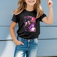 thumbnail image 2 of Girls Casual Short Sleeve T-Shirts - Comfortable Daily Wear Round Neck Tees for and Teenagers, 2 of 4