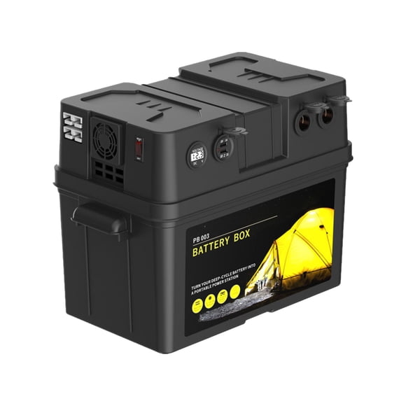 relayinert RV Power Box Marine Battery Box Compatibility Features Robust Portable Battery Multifunctional Cases RV Power Boxs