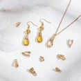 thumbnail image 3 of 1 Box 20Pcs Ice Pick Pinch Bails 18K Gold Plated 304 Stainless Steel 2 Sizes Pendant Clasp for Necklace Jewelry Making Gold, 3 of 7