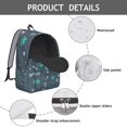 thumbnail image 4 of Artistic Dog Print Backpack, Waterproof Bookbag with Hand-Drawn Dog Graphic and Adorable Puppy Pattern, 4 of 5