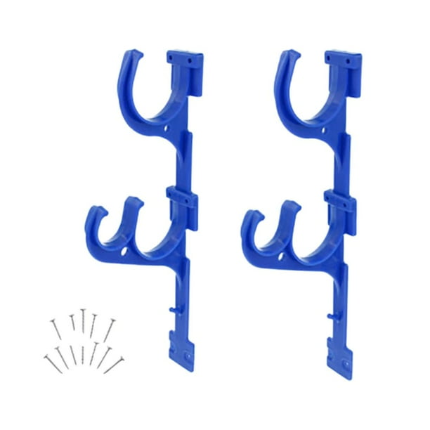 Pool Hook with Screw Plastic Pool Pole Hanger Pool Cleaning Organizer