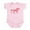Petal Pink, variant on CafePress - Pink Galloping Heart Horse Body Suit - Baby Light Bodysuit, Size Newborn - 24 Months