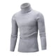 thumbnail image 1 of Suéter de cuello alto para hombre de Europa y Estados Unidos, camisa de color sólido con parte inferior, moda de alto sentido para hombre Joker, 1 of 5