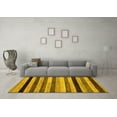 thumbnail image 3 of Ahgly Company Indoor Rectangle Abstract Yellow Modern Area Rugs, 8' x 12', 3 of 4