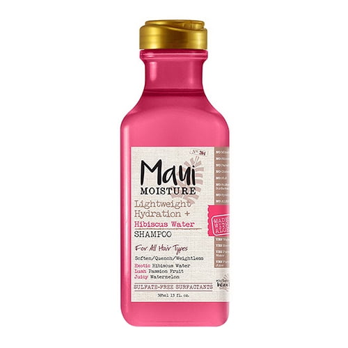 Maui Moisture Lightweight Hydration Plus Hibiscus Water Hair Shampoo, 13 Oz