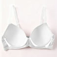 thumbnail image 6 of YUGYXL Women's Lace Trim Push Up Underwire Bra Comfortable High Support Padded Everyday Bras White, 6 of 8