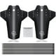 thumbnail image 5 of Eigraketly Guardabarros de plástico para bicicleta de montaña, 2 uds., patrón de fibra de carbono, guardabarros para bicicleta de carretera, Dirtboard, Type1 NO1 Eigraketly  CBP043549, 5 of 6