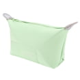 thumbnail image 1 of 1 Pc Bolsa de Maquillaje en Forma de Dumpling para Vacaciones, Actividades al Aire Libre, Viaje PU Verde, 1 of 3