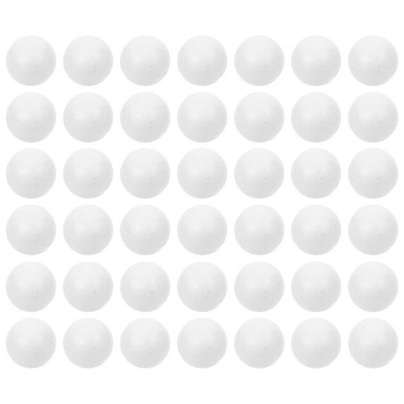 ELAYARD 100Pcs White Polystyrene Balls for Decoration Lightweight Shatterproof Craft Foam Spheres