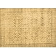 thumbnail image 1 of Ahgly Company Indoor Rectangle Abstract Brown Contemporary Area Rugs, 2' x 4', 1 of 4
