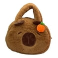 thumbnail image 5 of Milageto Capybara Handbag Clothing Accessories Gifts Fashionable Plush Toy Bag Funny Cute Style C, 5 of 8