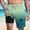 Green, variant on Swim Shorts Qiggri Men Casual Fashion Print Shorts With Pockets Elastic Waist Beach Pants Mens Board Shorts