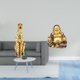 thumbnail image 2 of Escultura De Buda Guepardo Dorado, Figura De Animal, Centro De Mesa Decorativo, Estatua De Buda Sonriente, Adorno De Mesa Para Oficina, Hogar, Decoración De Aniversario, 2 of 8