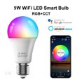 thumbnail image 2 of Foco Led Rgb Wifi Bombilla Inteligente Alexa Multicolor 4pcs Genérica LED 9W, 2 of 2