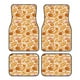 thumbnail image 1 of Fotbe Various Bread Juego de 4 Tapetes para Auto con Estampado – Alfombrillas de Goma Reforzada, Diseño Antideslizante, Protección para Todo el Año – Vehículos, Autos, Camionetas y SUVs, 1 of 7