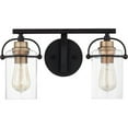 thumbnail image 4 of Transitional Bath Vanity 8.75 Inches High-Matte Black Finish Quoizel Lighting Emr8602mbk, 4 of 8
