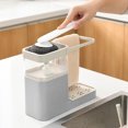 thumbnail image 2 of Multifunctional Sink Rack Sink Area Organizer plastic home Multifunctional Kitchen Cleaning Combination Rack, 2 of 7