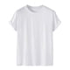 thumbnail image 1 of Hombres Casual Cuello Redondo Sólido Jersey Estampado Pantalones Cortos Mangas Camiseta Blusa Pompotops  oipoqjl32276, 1 of 5