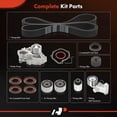 thumbnail image 3 of A-Premium Engine Timing Belt Kit with Water Pump Compatible with Subaru Impreza 2002 2003-2.0L, 3 of 5