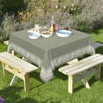 thumbnail image 6 of Sage Green Square Tablecloth 52 Inch,Vintage Leaf Farmhouse Style Table Cover for Home Outdoor Picnic Holiday Party Decor, 6 of 6