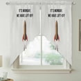 thumbnail image 2 of Cartoon Rockets Swag Valances for Windows, Kitchen Window Curtains Over Sink, Letters It's Monday We Have Lift-off Window Treatment Curtains for Living Room/Bedroom Curtains 2 Panel Sets 36"x45", 2 of 8