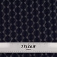 thumbnail image 4 of Zelouf Solid Tiffany Textured Knit  , Sewing, DIY, Crafts Fabric by the Yard, Navy, 7 Yard, 4 of 7