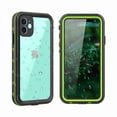 thumbnail image 1 of Dteck Full Body 360 Protective Shockproof Dirtproof Sandproof IP68 With Build in Screen Protector Phone Case, For iPhone 11 Pro (5.8 inch), green, 1 of 7