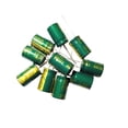 thumbnail image 3 of Condensador electrolítico de aluminio de 10 piezas, 100V, 220uf, práctico, de baja resistencia para computadoras de juegos industriales, conmutación L Gloria Capacitor electrolítico, 3 of 7