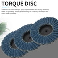 thumbnail image 4 of Disque de Ponçage à Rabat 50Mm 2 Pouces pour Rouleau de Rouleau de Rolor Verrouillage Outils Abrasifs s'Adapte au Polissage Métal Fer Élimination de la Rouille Roue de Meulage, 4 of 7
