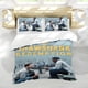 thumbnail image 5 of La Redención de Shawshank Conjunto de sábanas temático, trío de piezas, cómodo y amigable con la piel, diseño único, regalo de decoración para el hogar para familiares, amigos y fans, 90 cm * 190 cm, 5 of 6