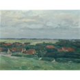 thumbnail image 2 of Hans Tichy 14x12 Gold Ornate Wood Frame and Double Matted Museum Art Print Titled - Dutch Landscape (1910), 2 of 4
