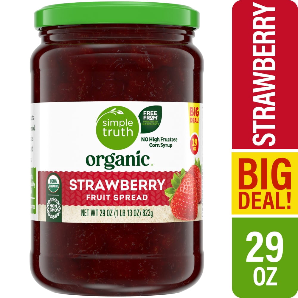 Simple Truth Strawberry Fruit Spread 29 oz - 3 Pack