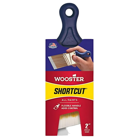2" Wooster Brush Company Q3211 Shortcut Synthetic Angle Sash Paint Brush