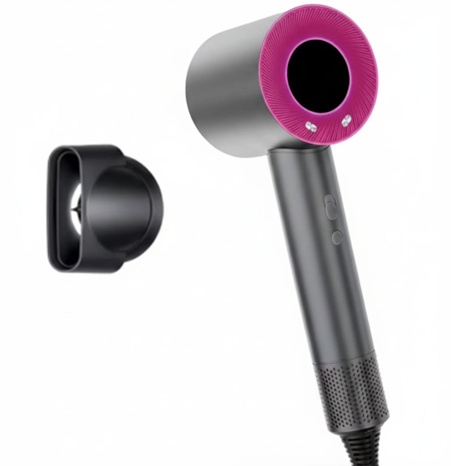 Super Hair Dryer with High-Speed Digital Motor, Fast Drying & Intelligent Heat Control, Lightweight Quiet Blow Dryer with Magnetic Attachments
