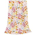thumbnail image 2 of Zufioo Colorful Floral Fleece Blanket Queen Size,Plush Bed Blanket,Ultra Soft Throw Blanket,Plush Fuzzy Cozy Blanket Perfect for Bed,Couch-50"x40", 2 of 7