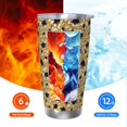 thumbnail image 5 of Fotbe Graduation Hats3 Pattern 20 oz Tumbler Stainless Steel Vacuum Insulated Coffee Ice Cup Double Wall Travel Flask Leak-proof Coffee Cup-Without Straw, 5 of 8