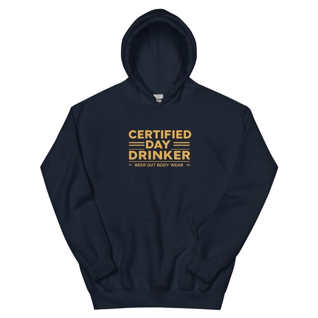 Chandail à Capuchon Unisexe Certifié Day Drinker 3