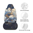 thumbnail image 4 of Daiia Blue Golden Dream Lotus Printed Car Seat Cover - Waterproof & Sweatproof - Universal Fit, Machine Washable, Non-Slip - Seat Protector for Car, Truck, SUV, Van (1 Pack), 4 of 5