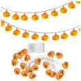 thumbnail image 3 of Sliced Pumpkin Lantern String LED Warm Color Halloween Decoration Small Lantern, 3 of 3