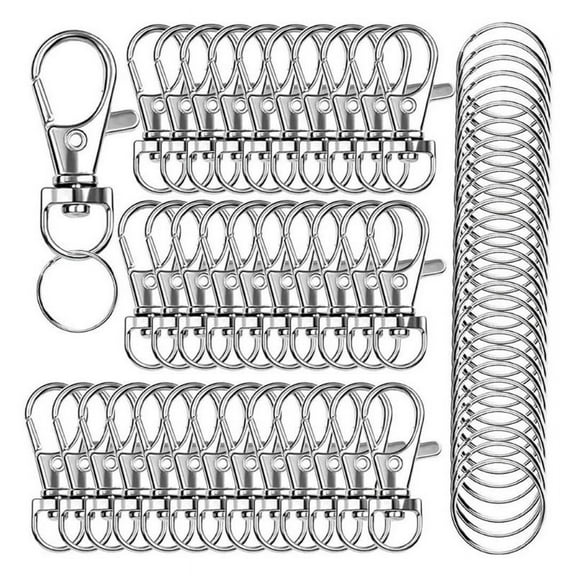120 Pcs for Key Lobster Clasp Handcraft Hooks Keychain Decoration Anti-rust Alloy Holiday Birthday