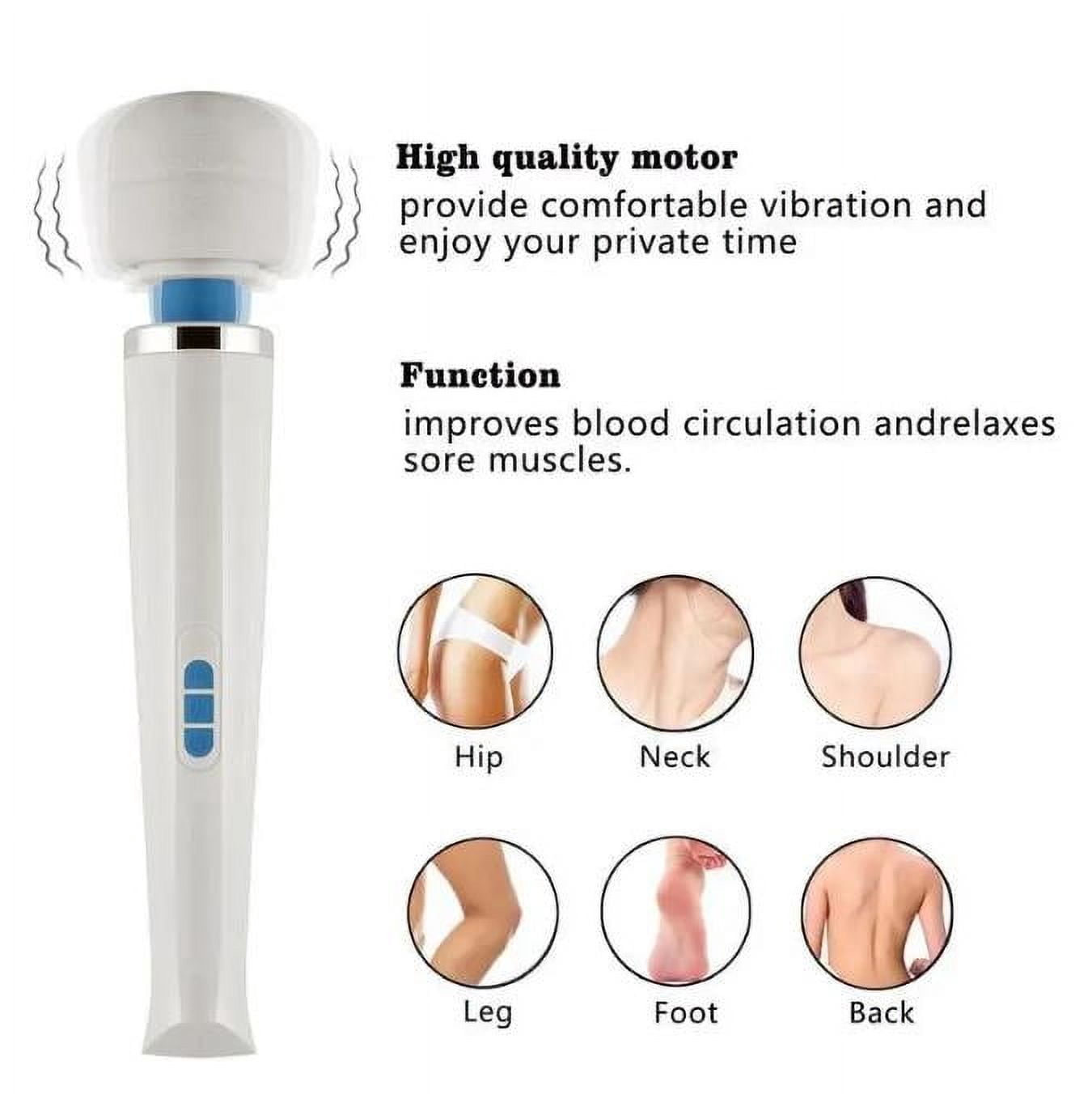 SHUNAN HV 270 Rechargable Personal Massager, Electric Full Body Massage Wand, Relax for Foot Neck Back Hand Leg Arm Shoulder Massage Aches Sports Recovery Vibrator
