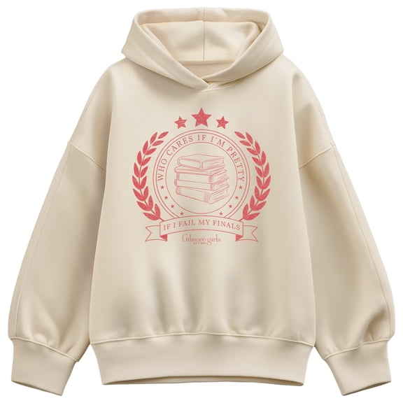 Gilmore Girls - Who Cares Pretty Fail Finals Oversized Fleece Hoodie Sweatshirt
