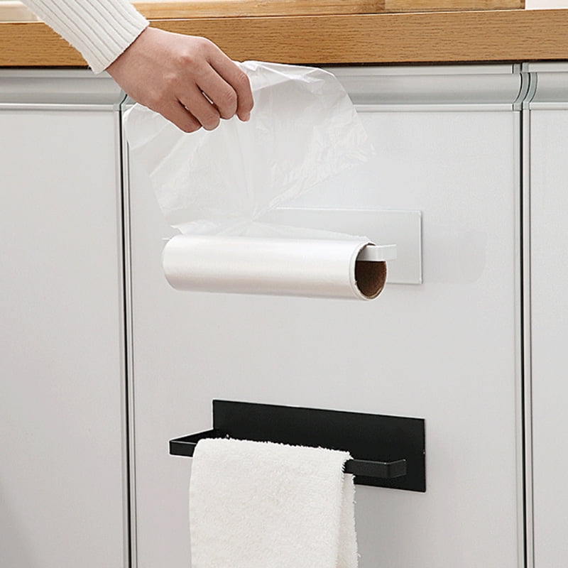 paper towel holder with Adhesive under cabinet toilet paper holder stand for bat 