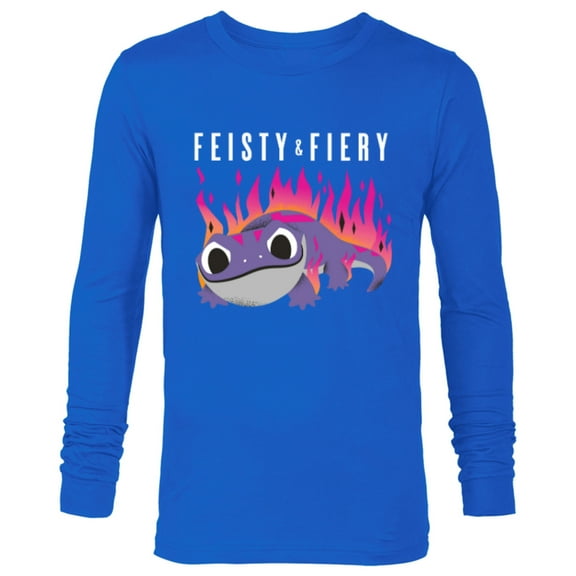 Disney Frozen 2 Bruni Salamander Feisty & Fiery - Long Sleeve T-Shirt for Men -Customized-Royal