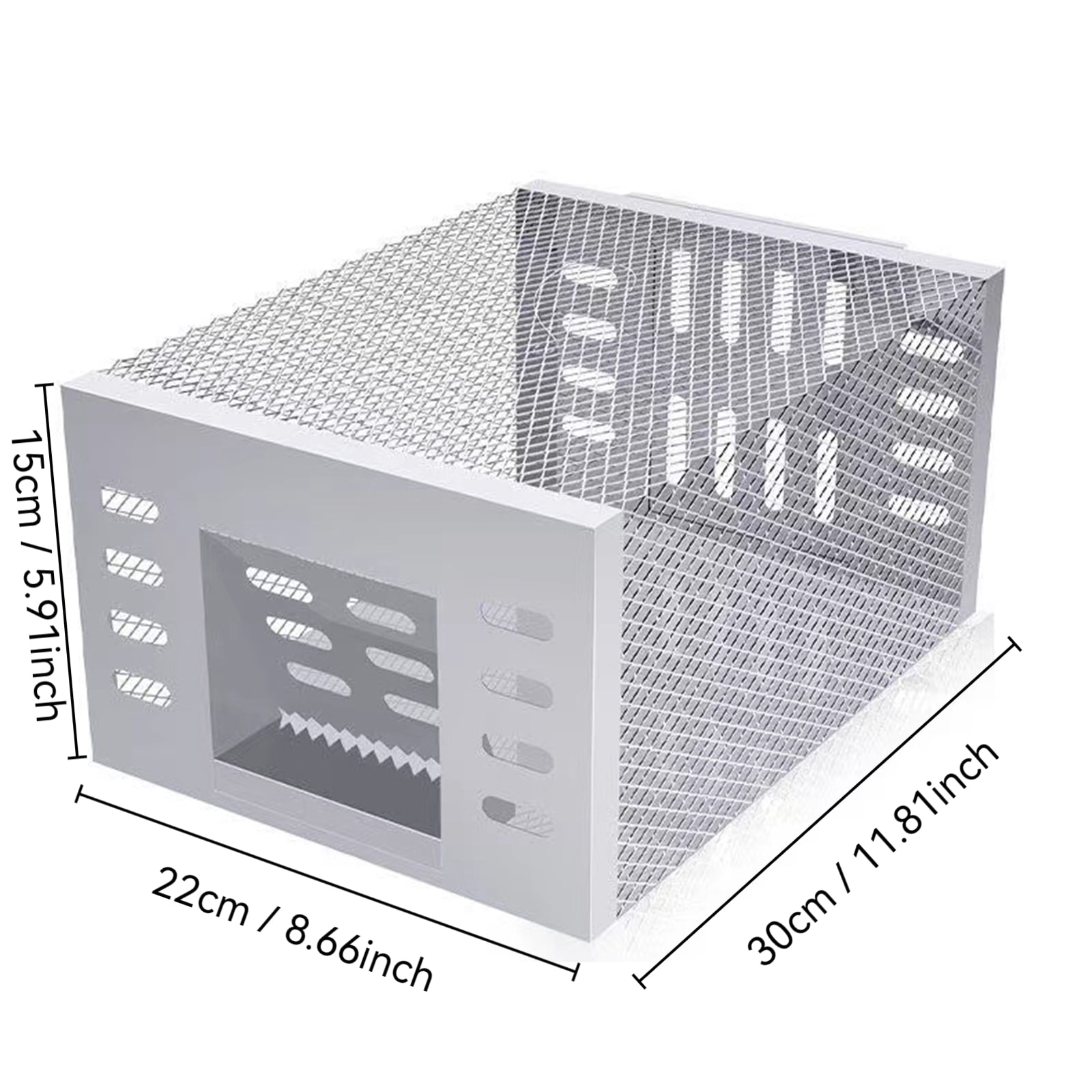Moonsky Double-Door Humane Rat Trap, High-Sensitivity Live Cage for Small Rodents and Mice, Professional Pest Control Tool for Home and Garden