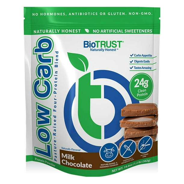 BioTRUST Low Carb Natural and Delicious Protein Powder Whey and Casin ...